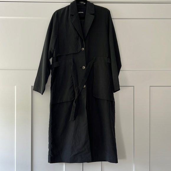 Monki Trench Coat - Picture 2 of 4